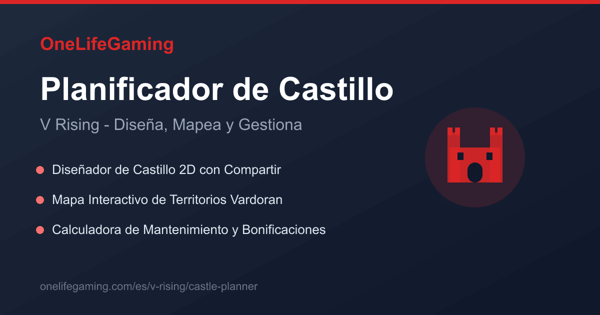 Planificador de Castillo V Rising | OneLifeGaming